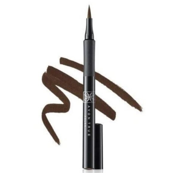Avon True Color Super Extend Eyeliner Superextend Precise Liquid Pen Brown Suede - Picture 1 of 3